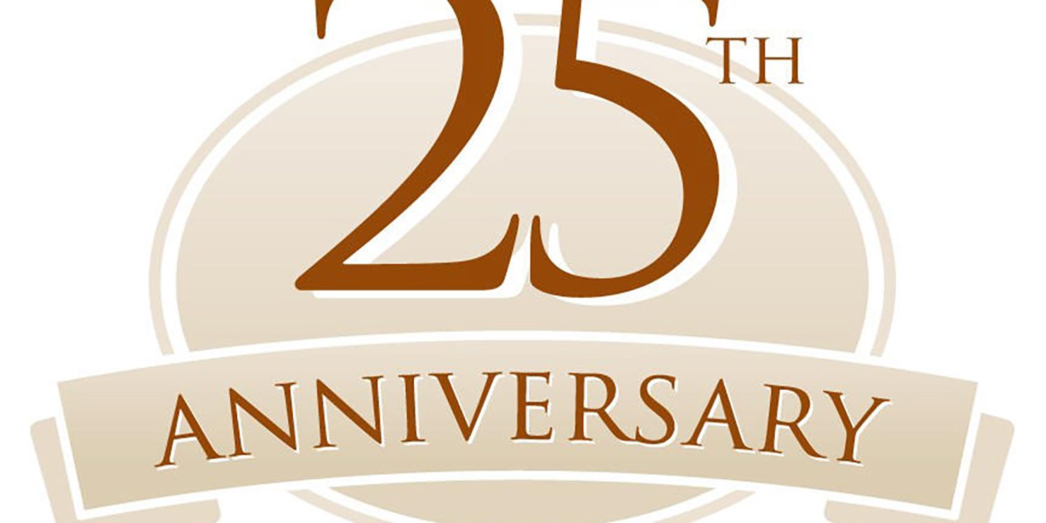 25th wedding anniversary logo - Clip Art Library